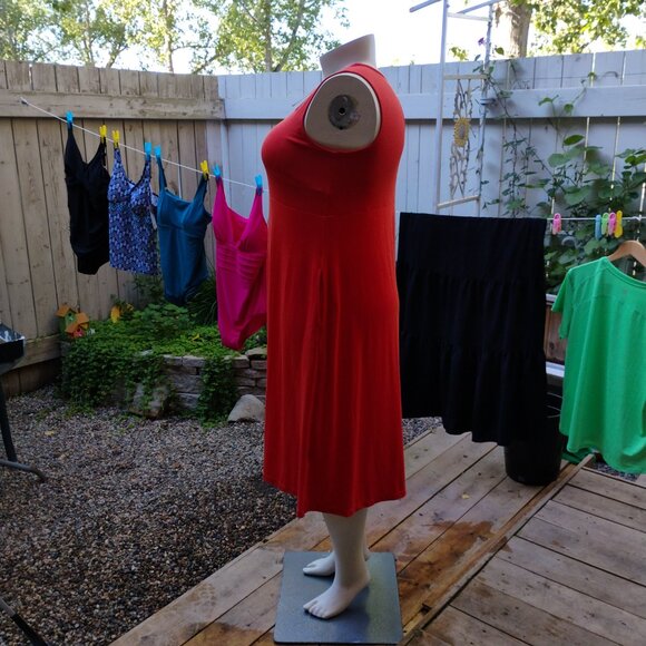 Mondetta sleeveless mid-length dress Orange Size xl - Picture 2 of 7